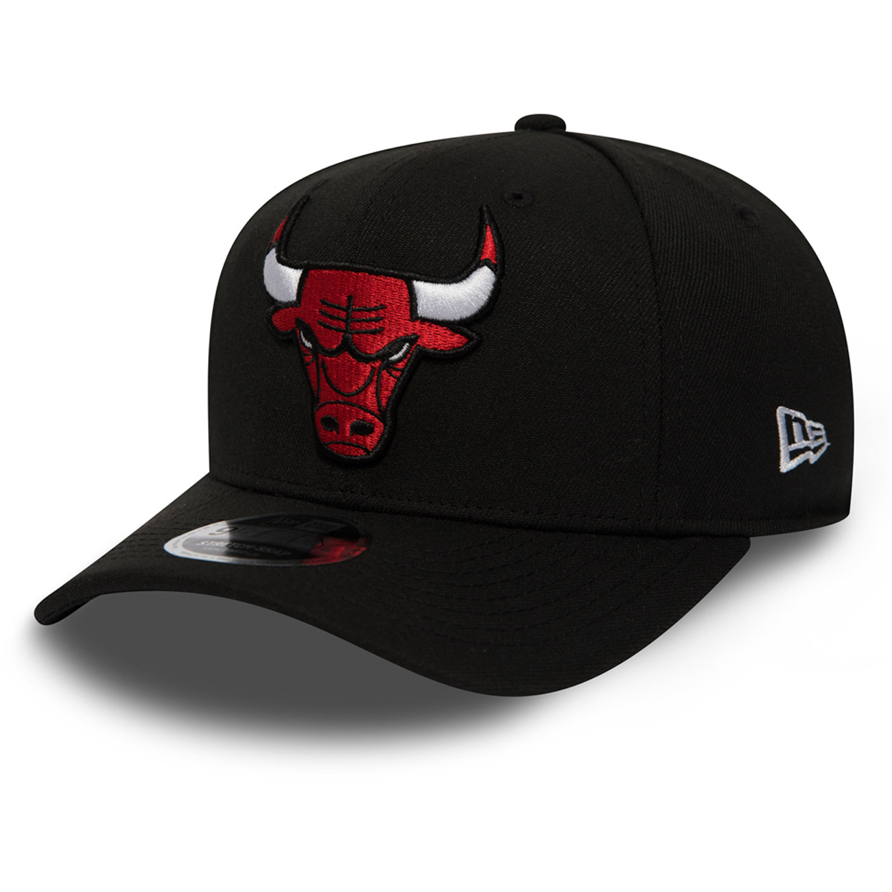 New Era Chicago Bulls Schwarz 9FIFTY Stretch Snap Cap