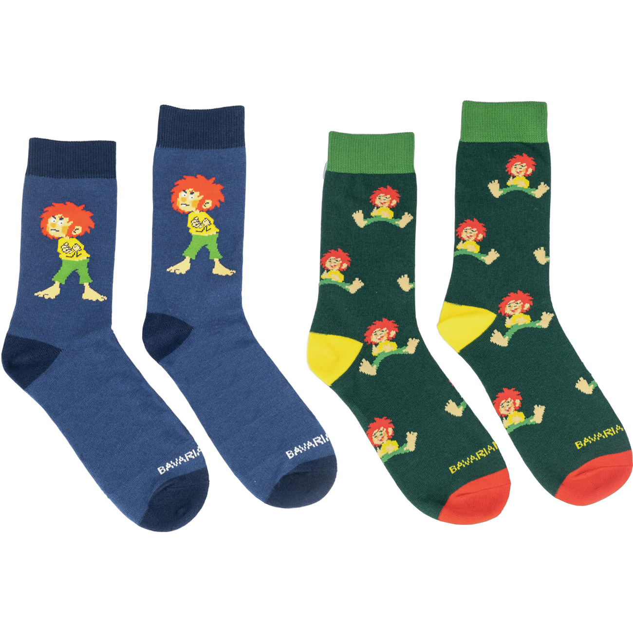 Bavarian Caps Kinder Socken 2er Sockenbox 'Pumuckl'