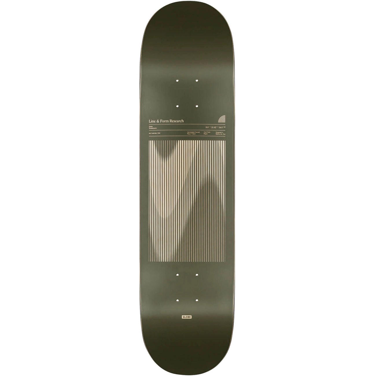 Globe Skateboard Deck G1 Lineform