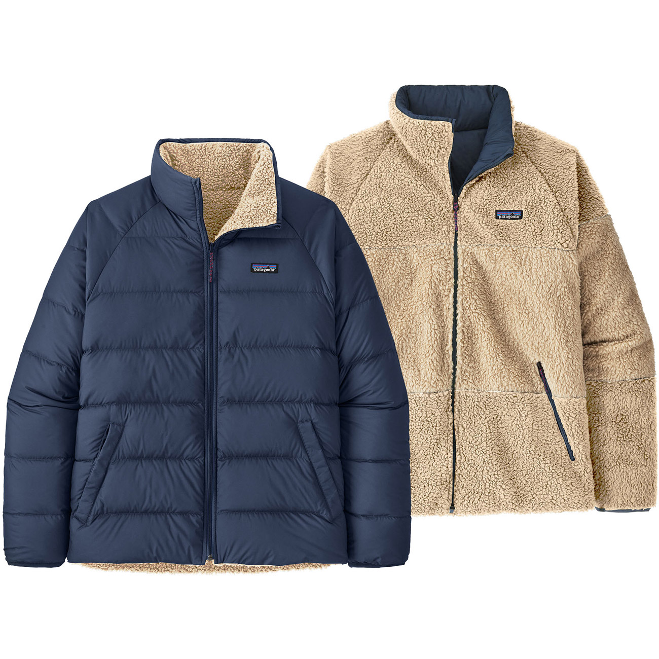 Patagonia Herren Winterjacke Reversible Silent Down