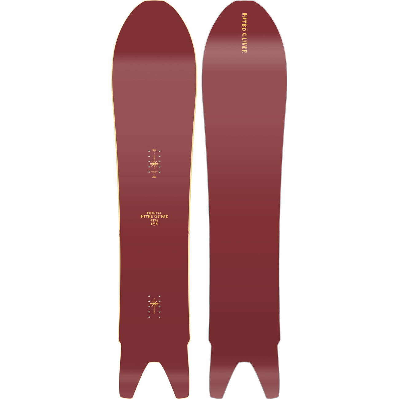 Nitro Herren Freeride Snowboard Quiver POW
