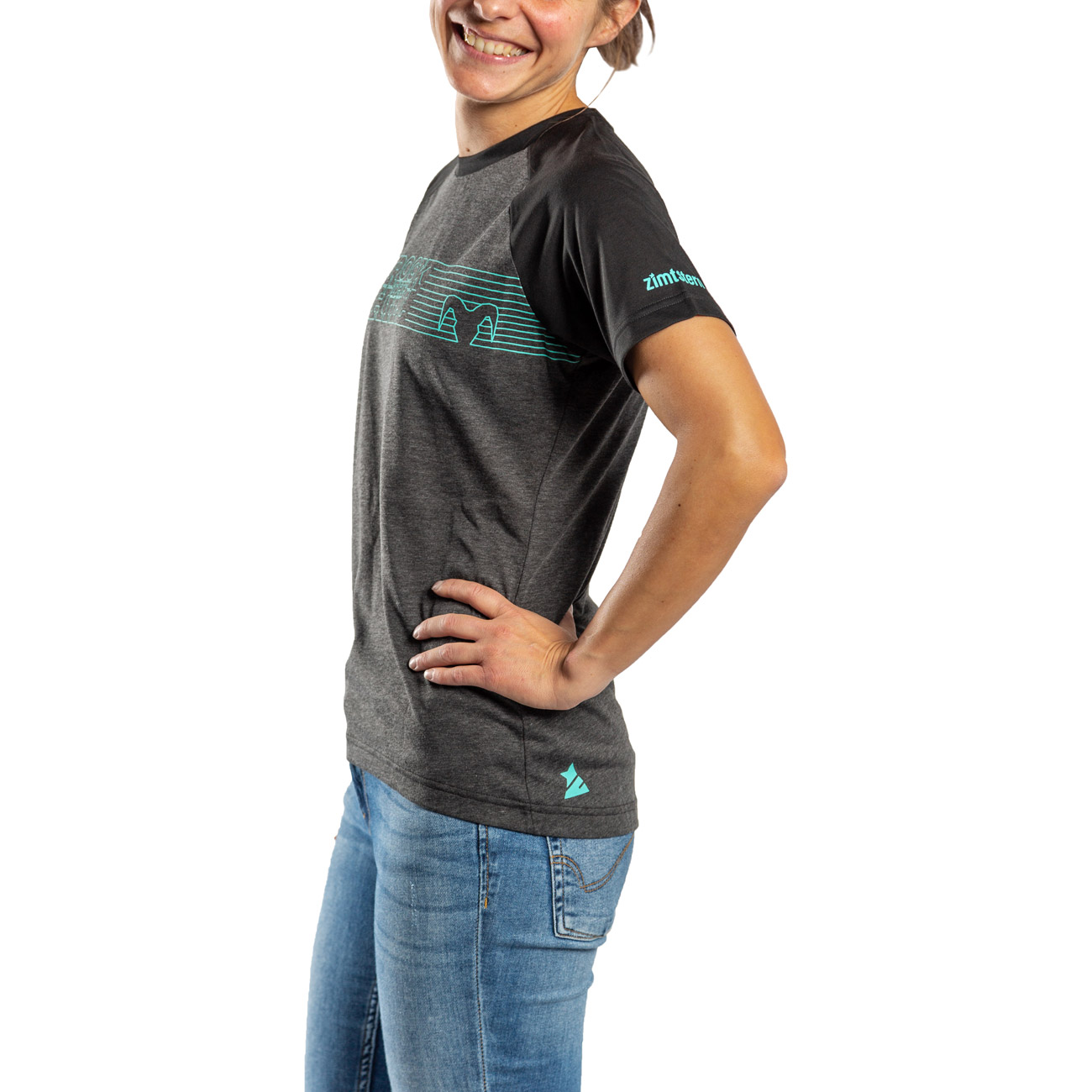 Rock the Hill Damen Bike Oberteil Retro Goat W