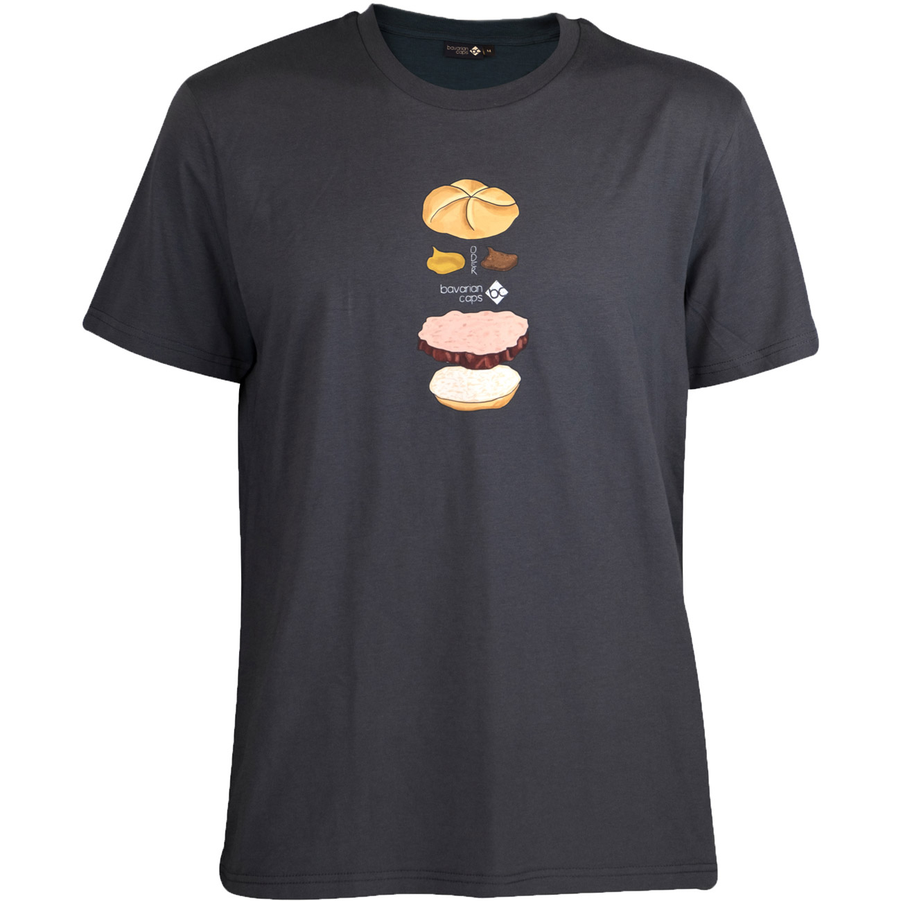 Bavarian Caps Herren T-Shirt Bavarian Burger