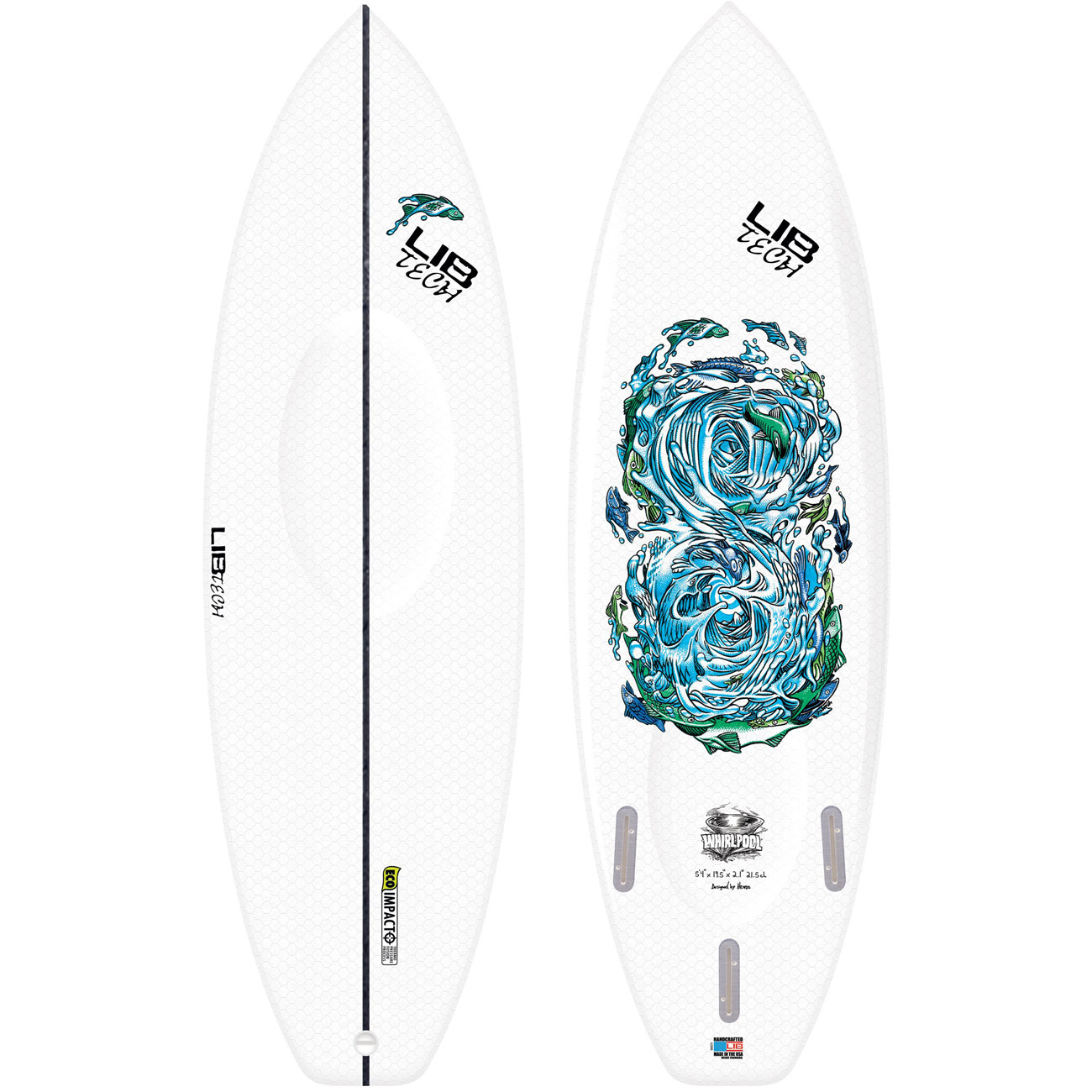 Lib Tech Surfboard WHIRLPOOL