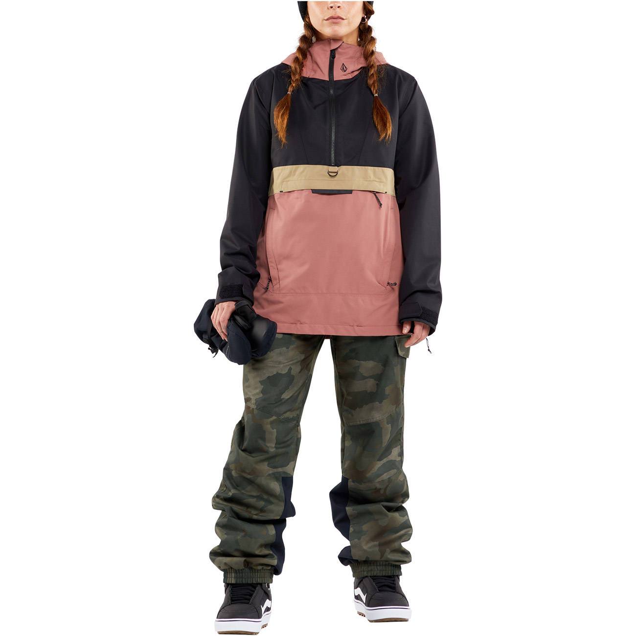 Volcom Damen Ski- Snowboardjacke Ashfield Pullover