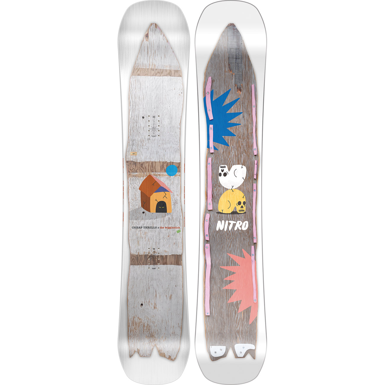 Nitro Herren Freestyle Snowboard CHEAP TRILLS X Wigglestick