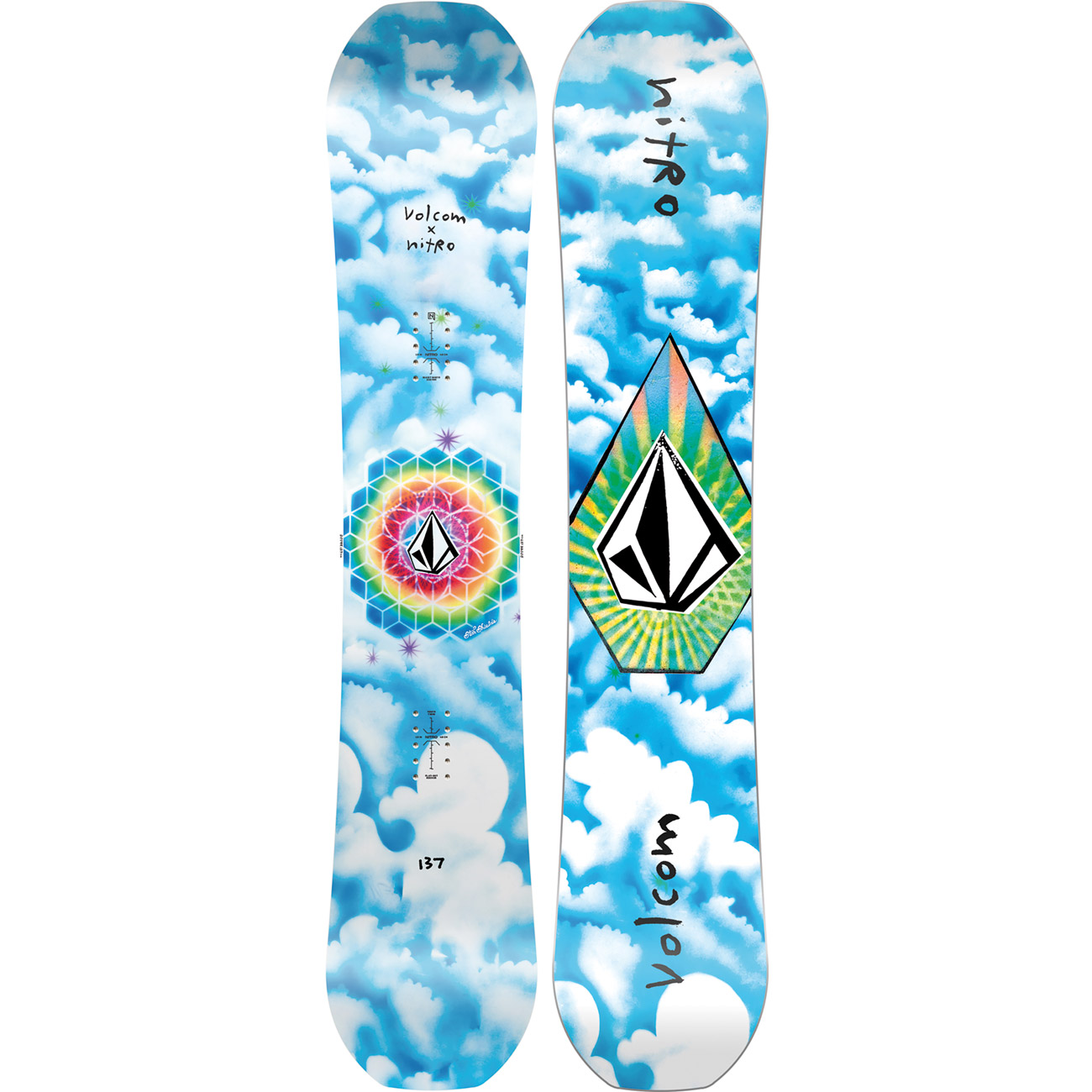 Nitro Kinder All Mountain Snowboard RIPPER YOUTH x VOLCOM