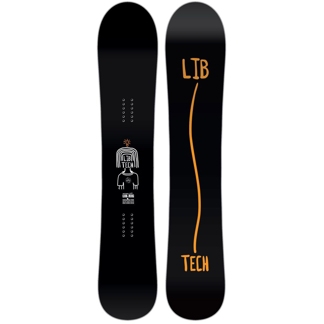 Lib Tech Herren All Mountain Snowboard LIB RIG