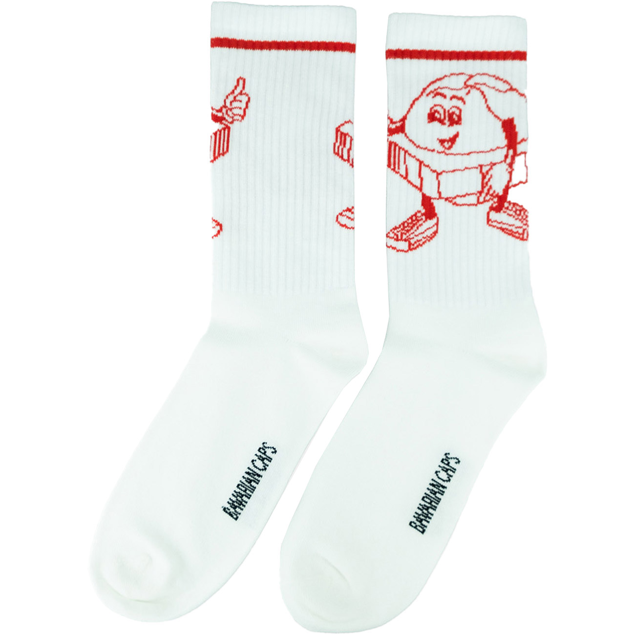 Bavarian Caps Socken Sportsocken 'Bavarian Fastfood'