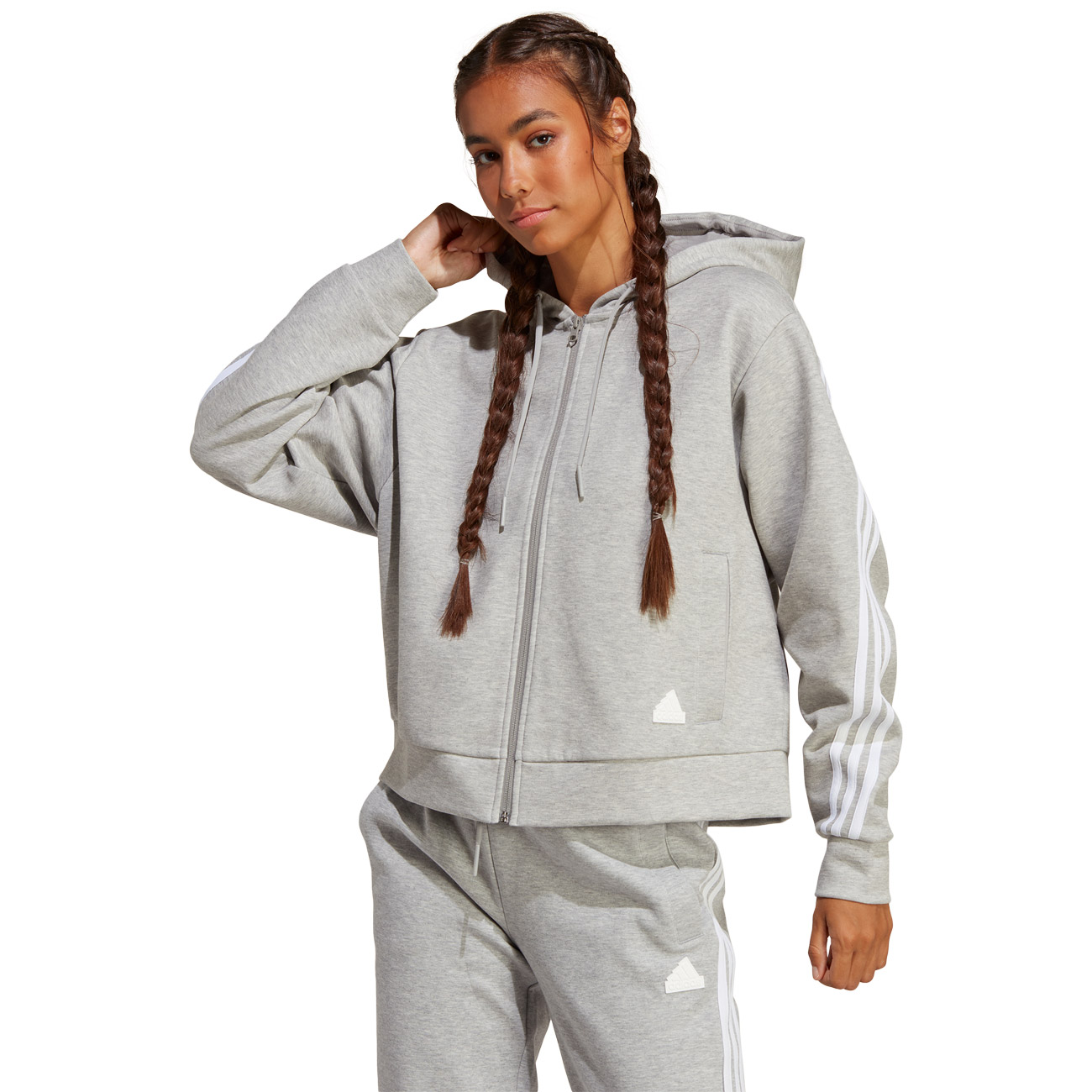 Adidas Sportswear Damen Zip Hoodie W FI 3S