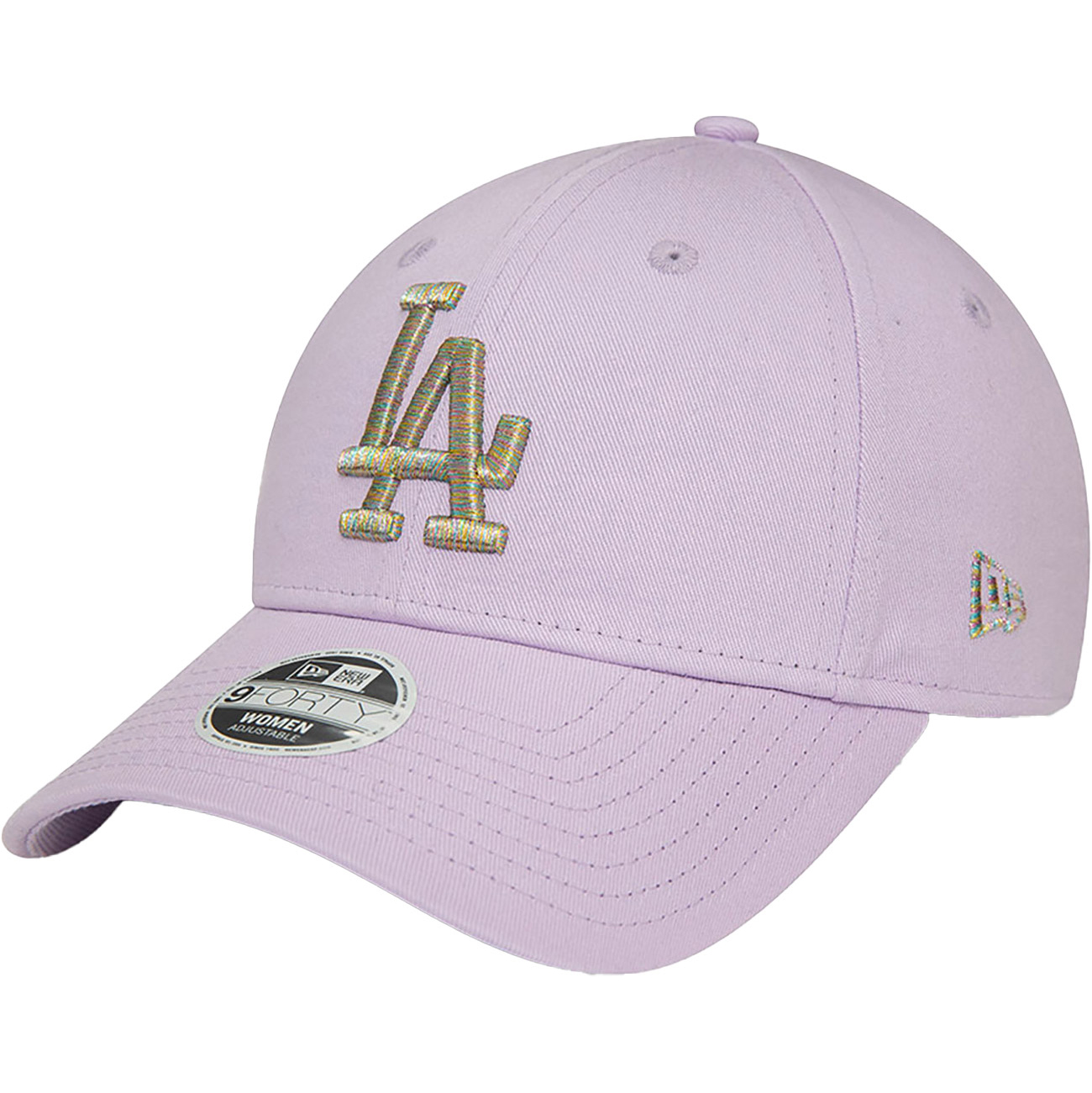 New Era LA Dodgers Metallic Logo Damen 9FORTY Verstellbare Cap