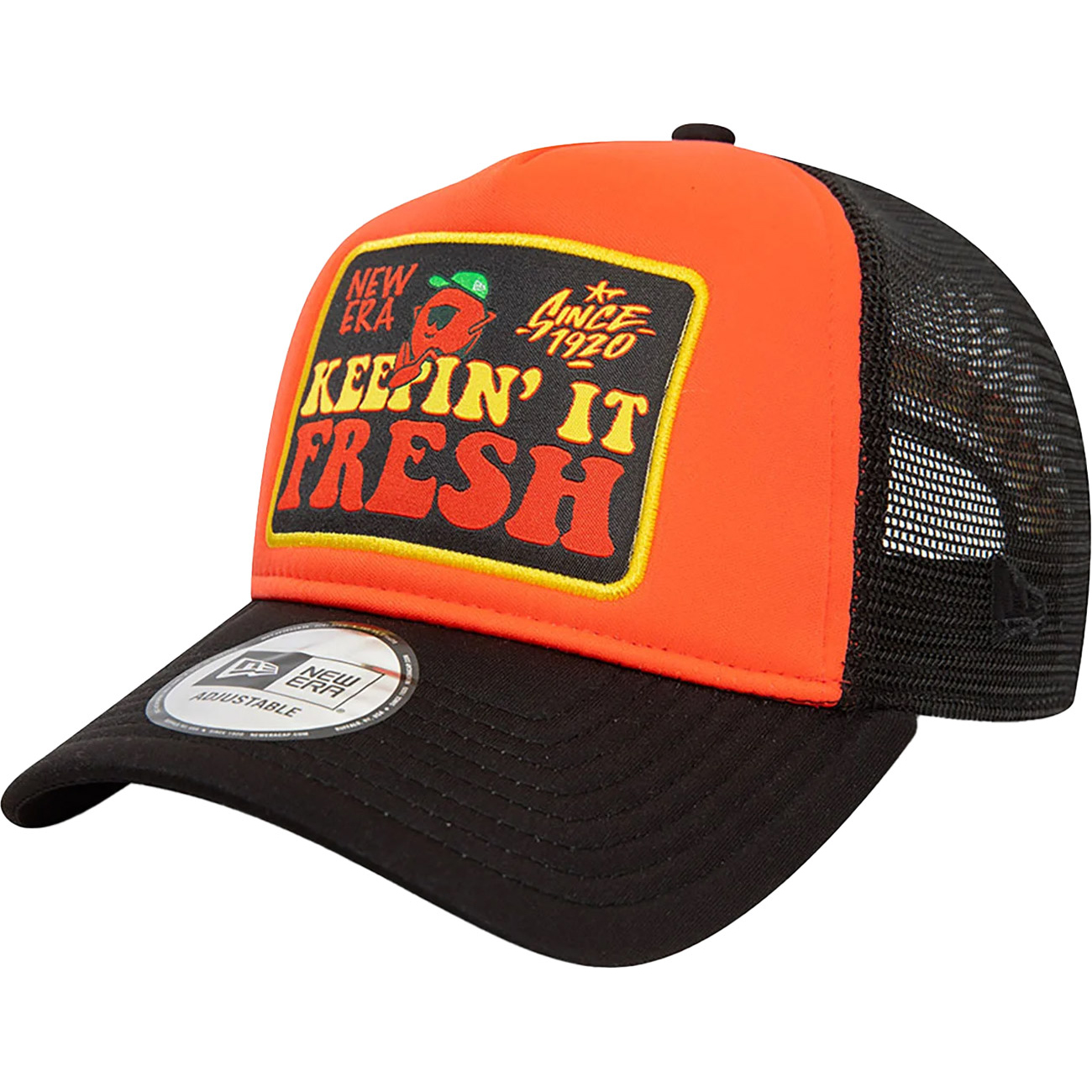 New Era Keepin It Fresh Patch A-Frame Trucker Cap