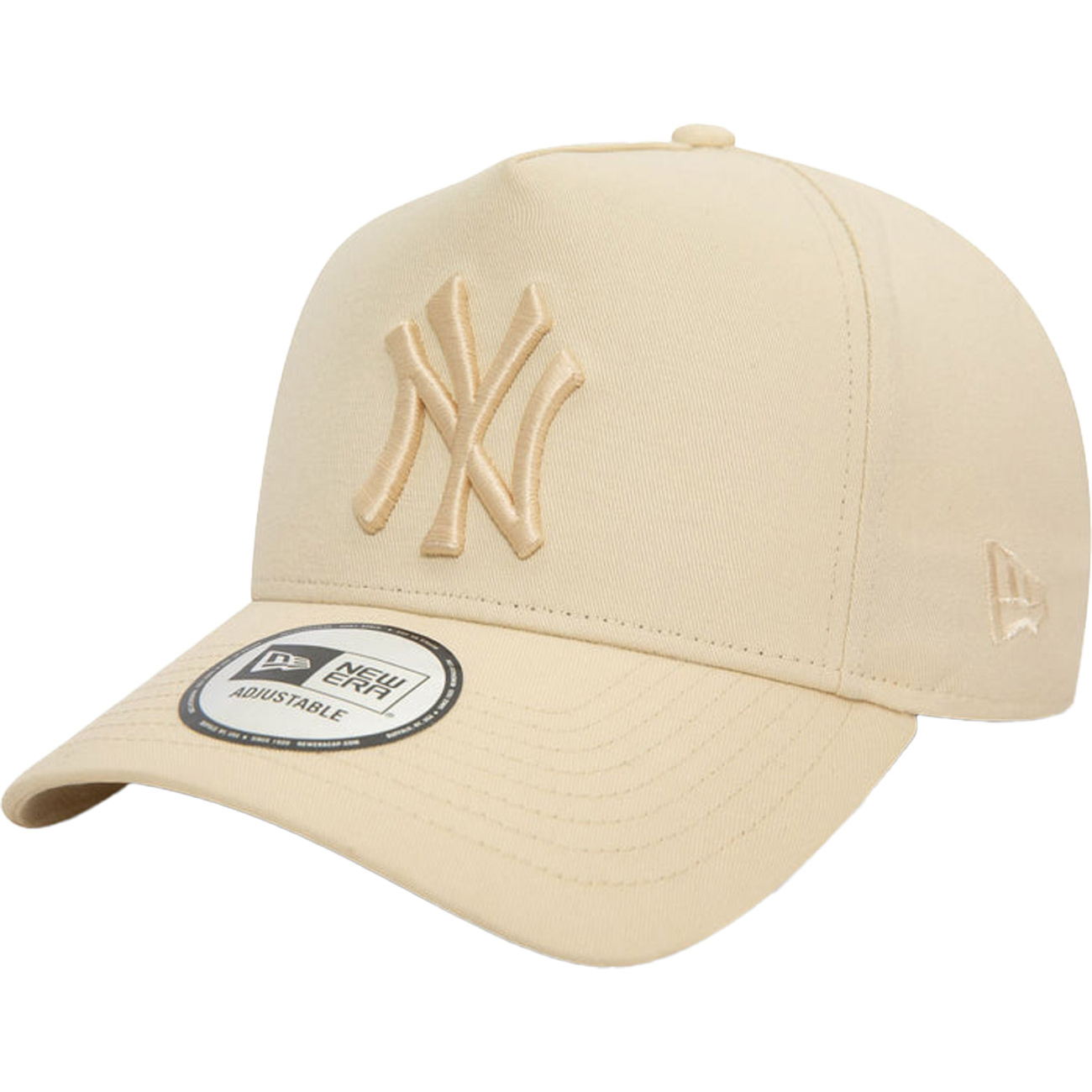 New York Yankees League Essential Light Beige 9FORTY E-Frame Adjustable Cap