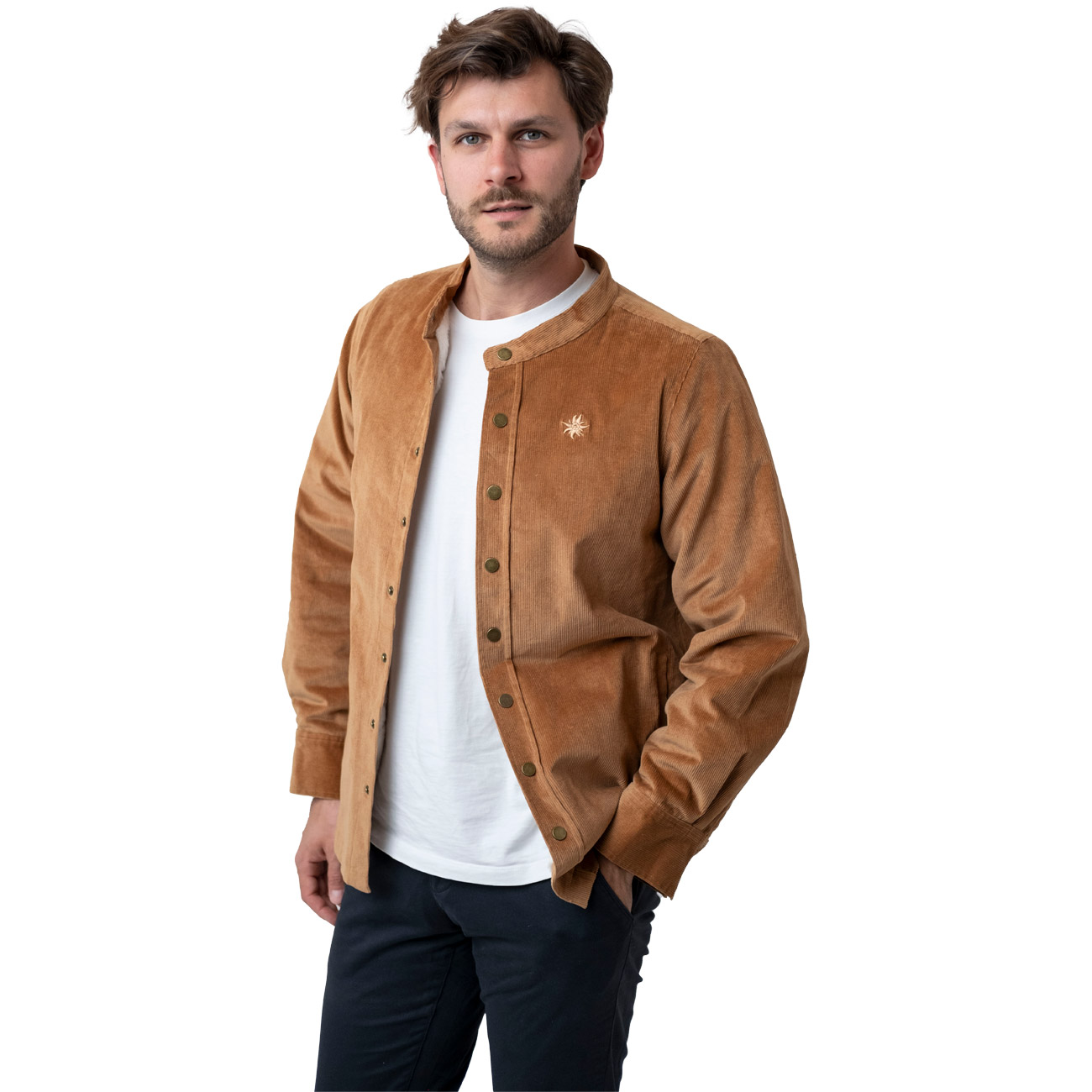 Bavarian Caps Herren Übergangsjacke Hemdjacke 'Hardkord'