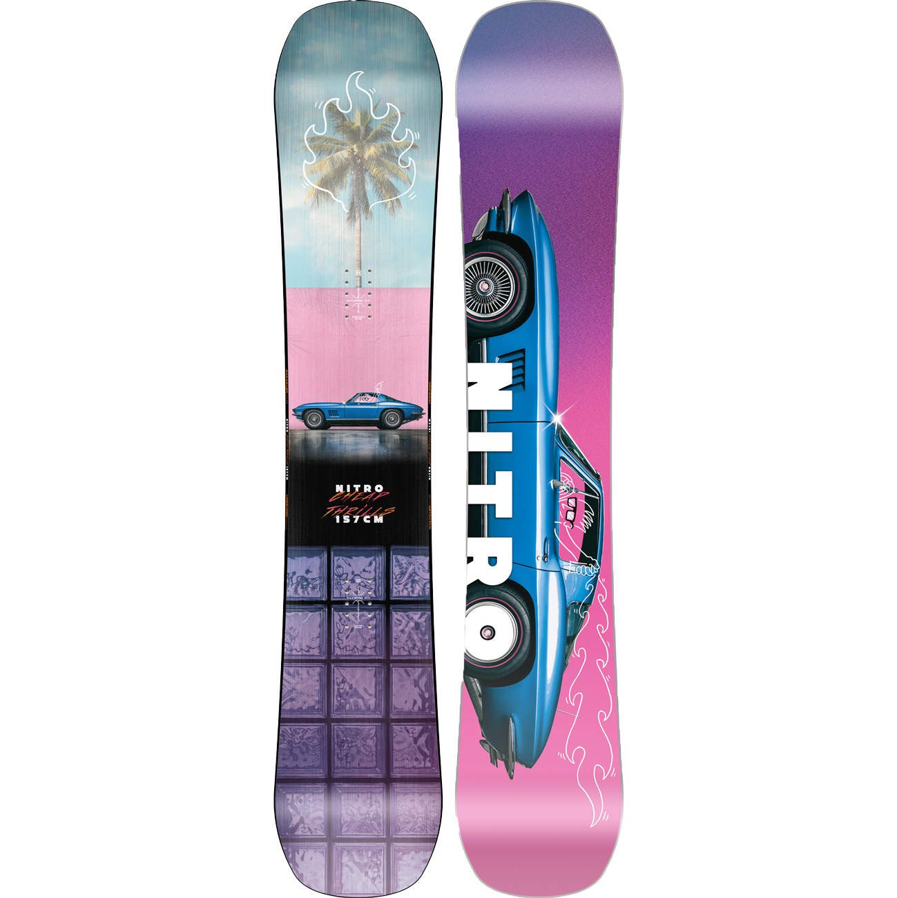 Nitro Herren Freestyle Snowboard CHEAP TRILLS WIDE