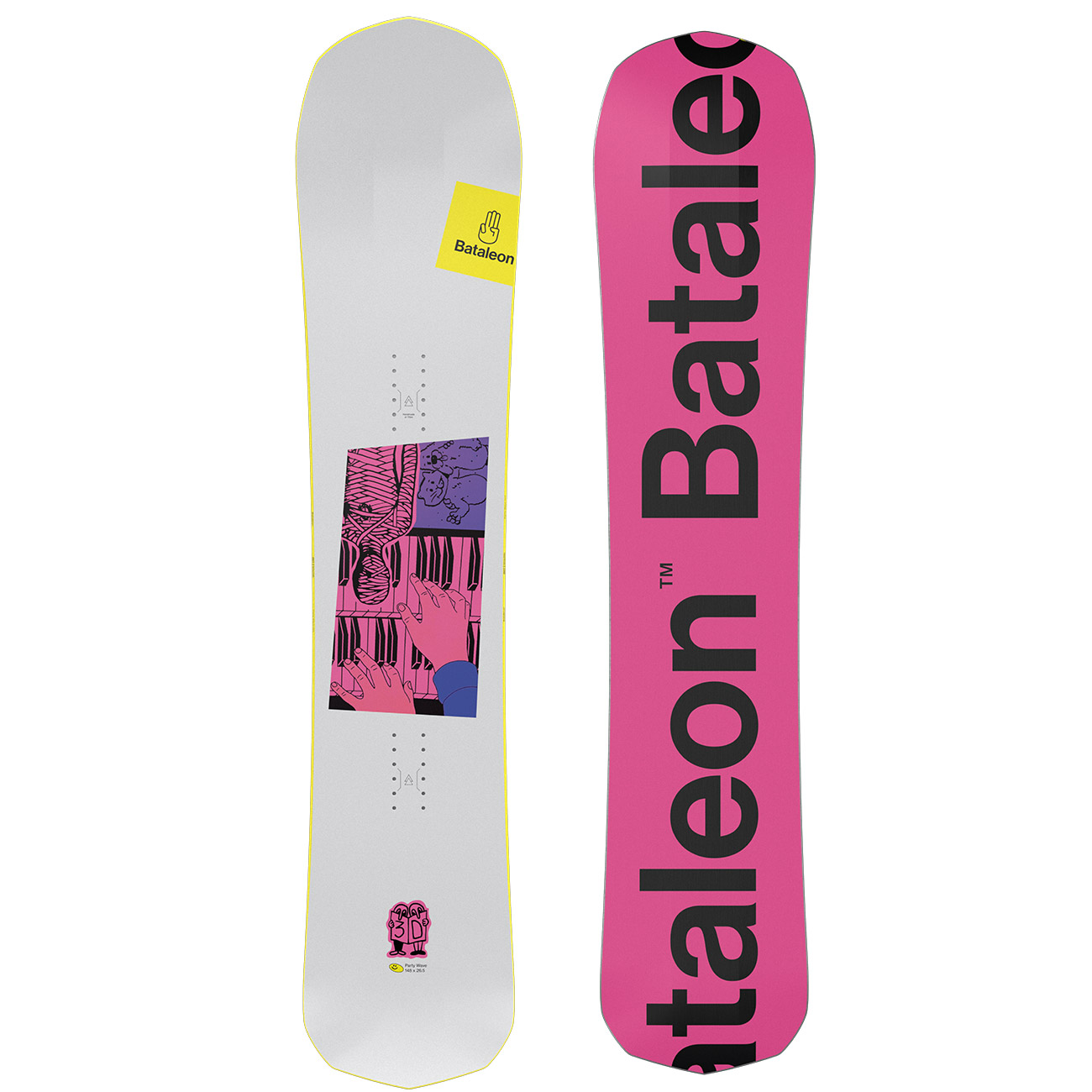 Bataleon All Mountain Snowboard Party Wave