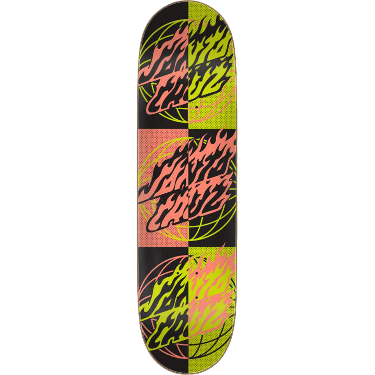 Santa Cruz Skateboard Deck Global Flame Dots 7