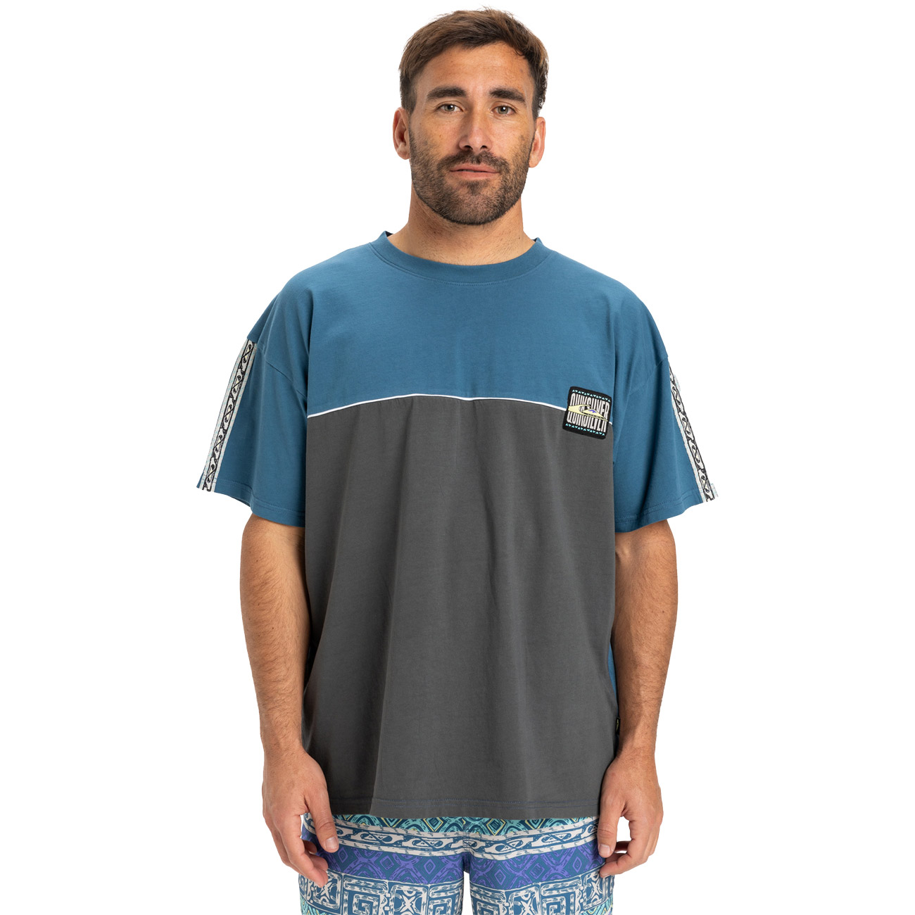 Quiksilver T-Shirt GLOBAL HEAT COLOR BLOCK TEE