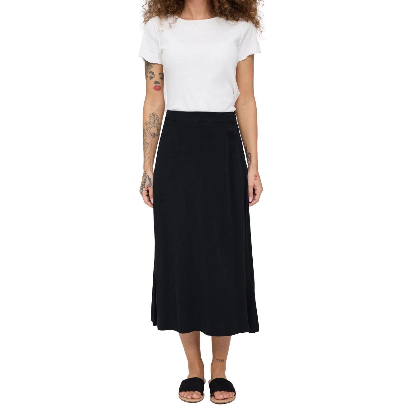 Mazine Damen Rock Midi Skirt LENZING™ECOVERO™