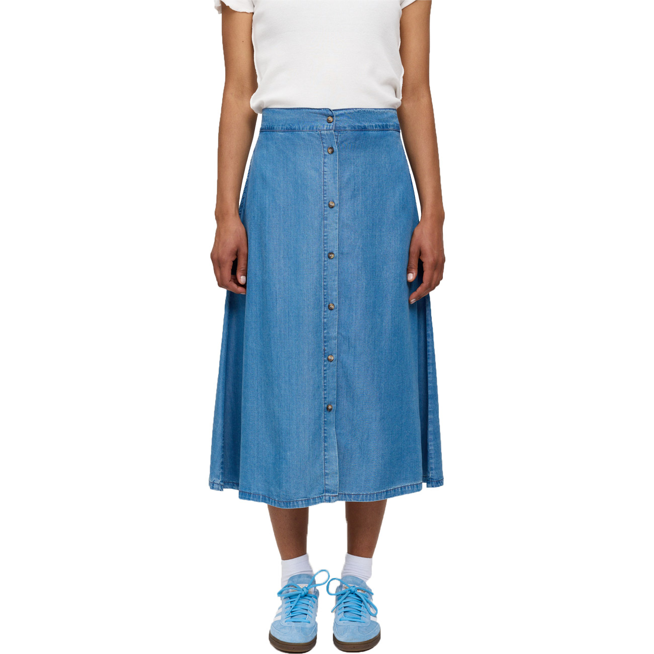 Mazine Damen Rock Denim Midi Skirt LENZING™TENCEL™