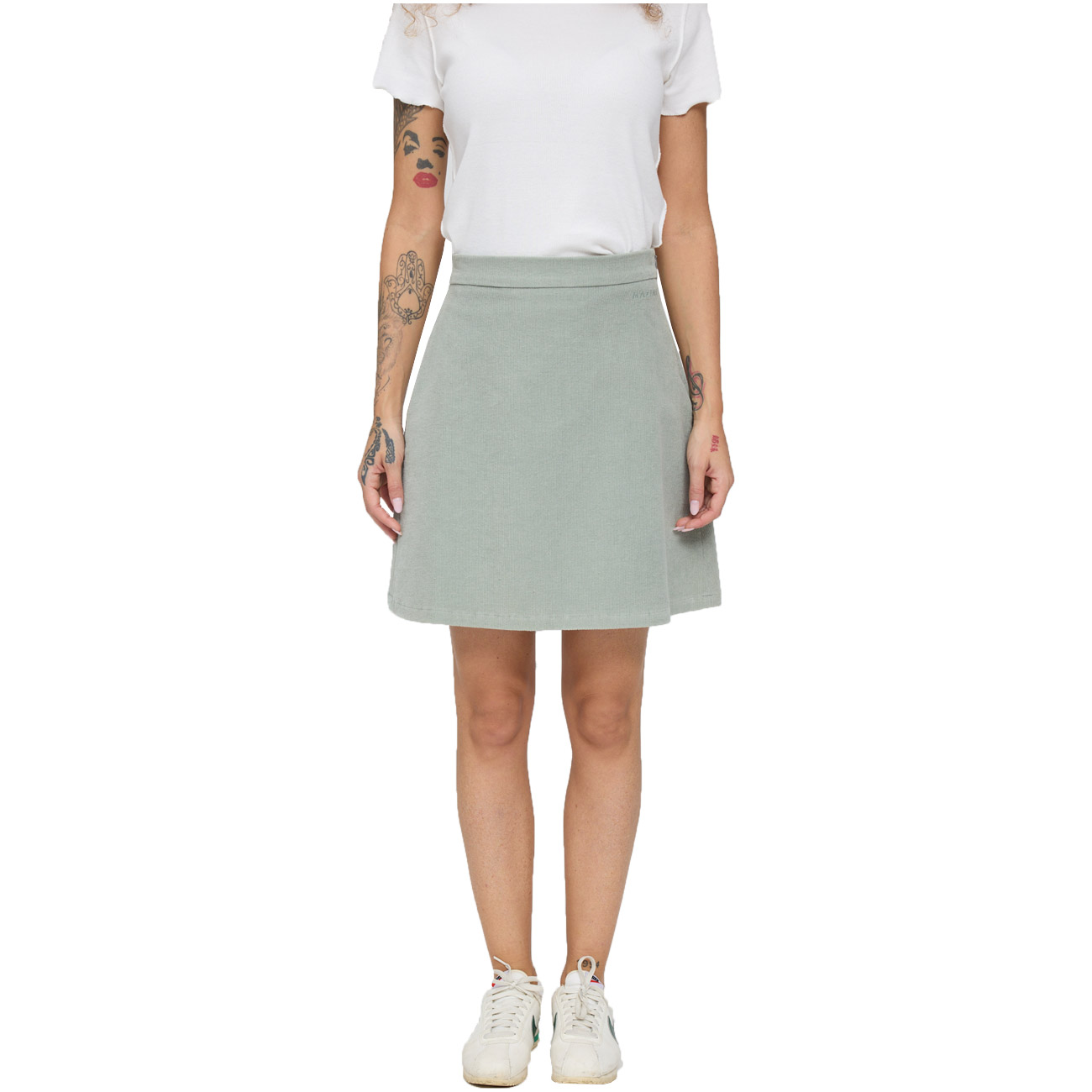 Mazine Damen Rock Corduroy Mini Skirt Organic Cotton