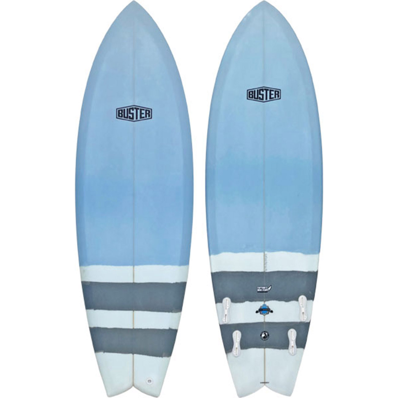 Buster Surfboard 5'10 Quad Fish