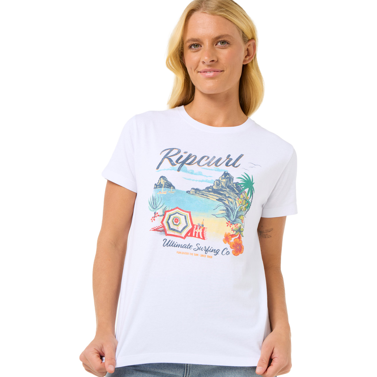 Rip Curl Damen T-Shirt CRYSTAL STANDARD TEE