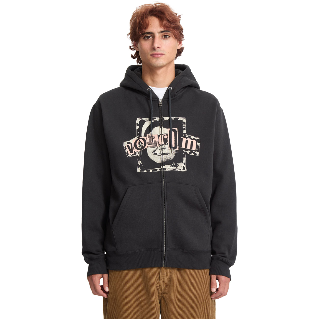Volcom Herren Zip Hoodie STICK STONER ZIP