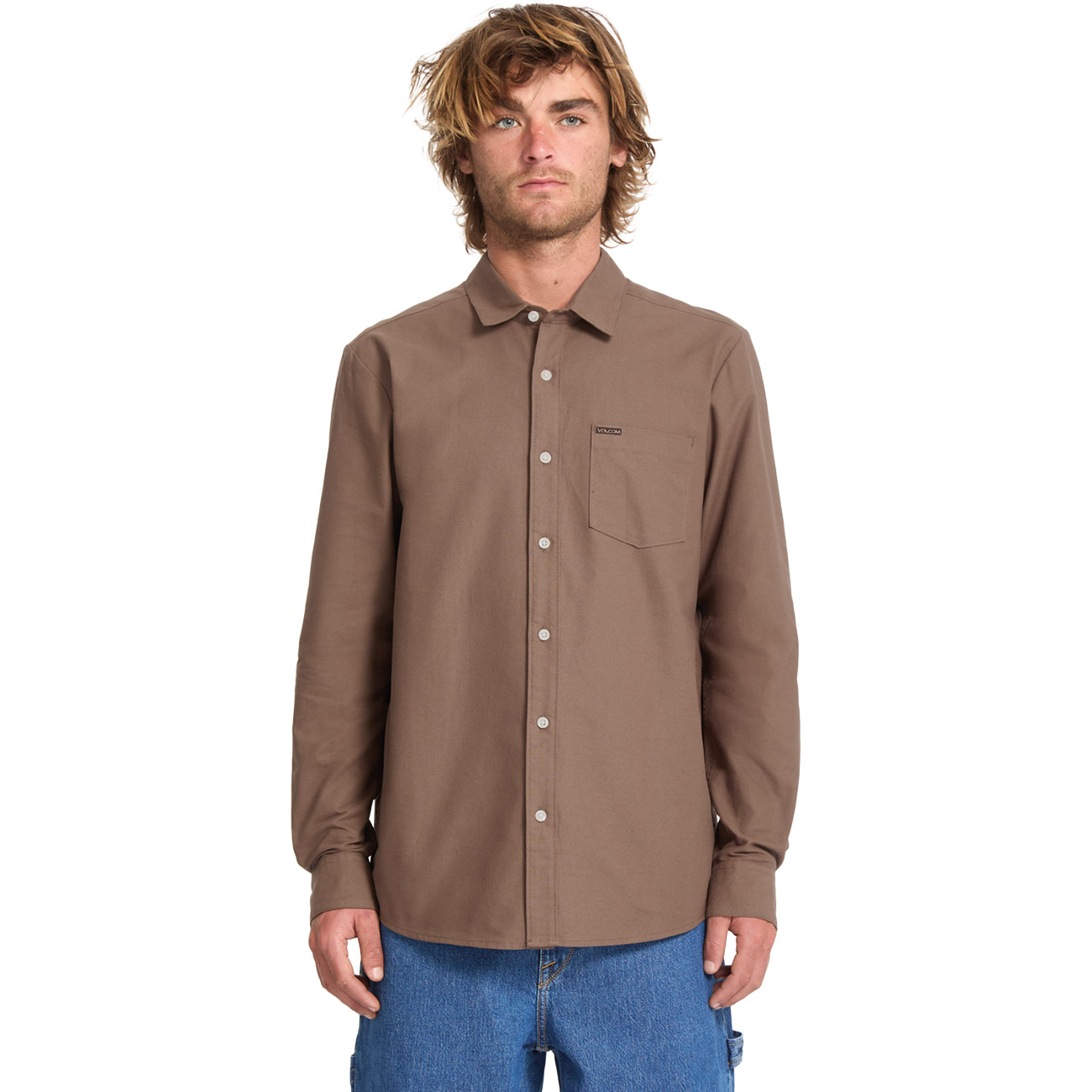 Volcom Herren Hemd VEECO OXFORD LS