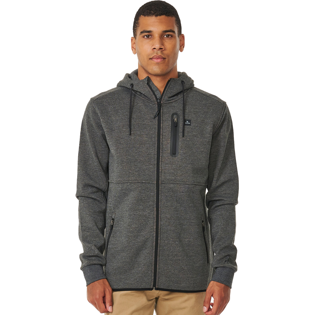 Rip Curl Herren Fleecejacke ANTI SERIES DEPARTED ZIP THR