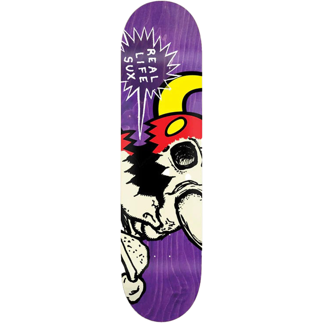 Toy-Machine Skateboard Deck Real Life Sux