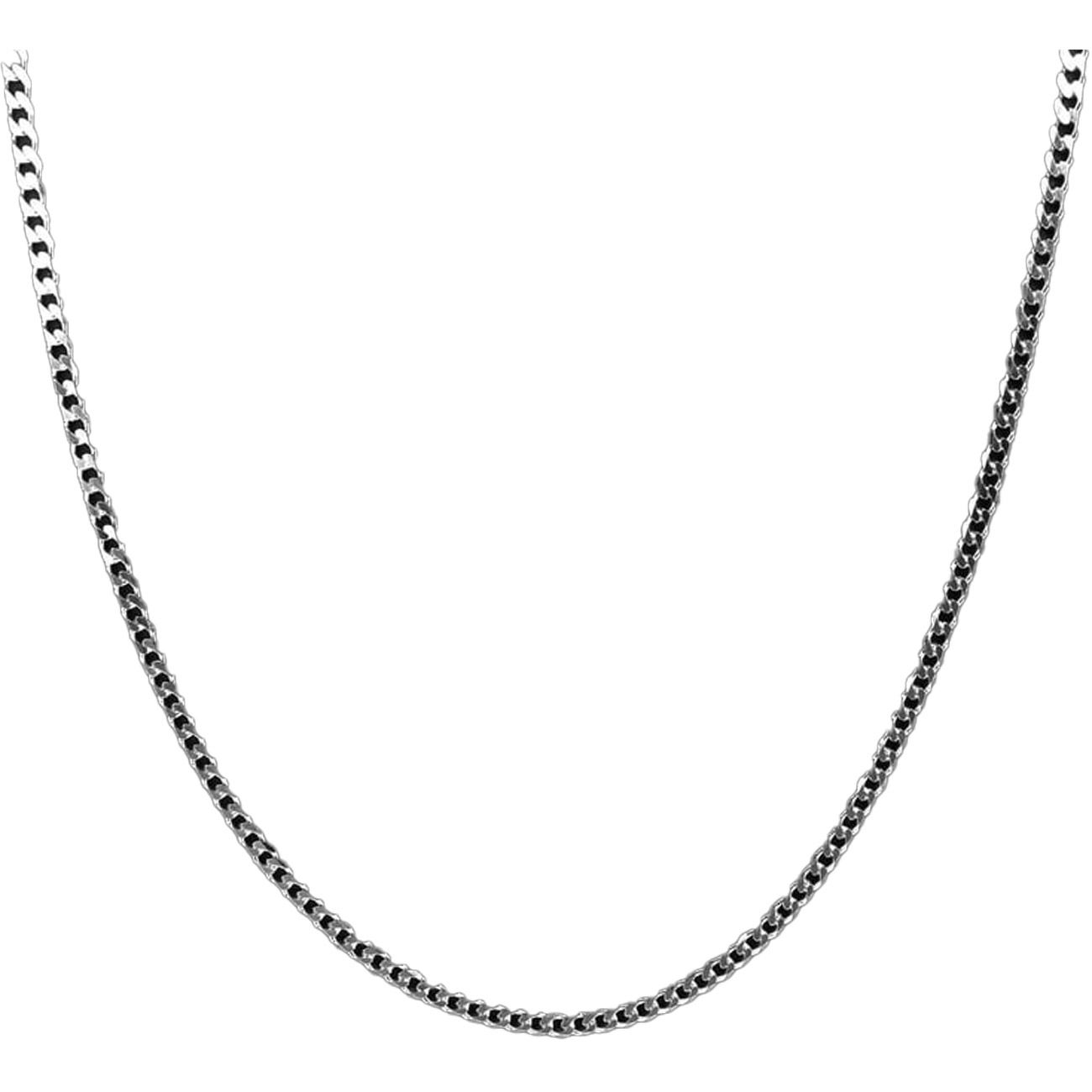 fainz Halskette Cuban Link Chain Silber