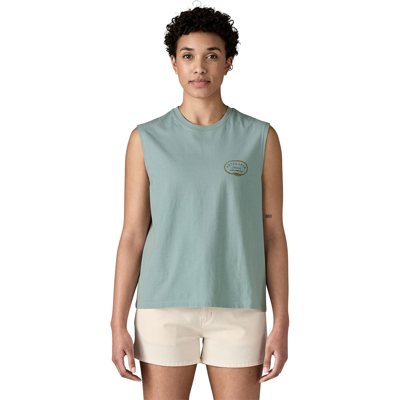 Patagonia Damen Tank Top W's Clean Climb Roots Boxy Organic