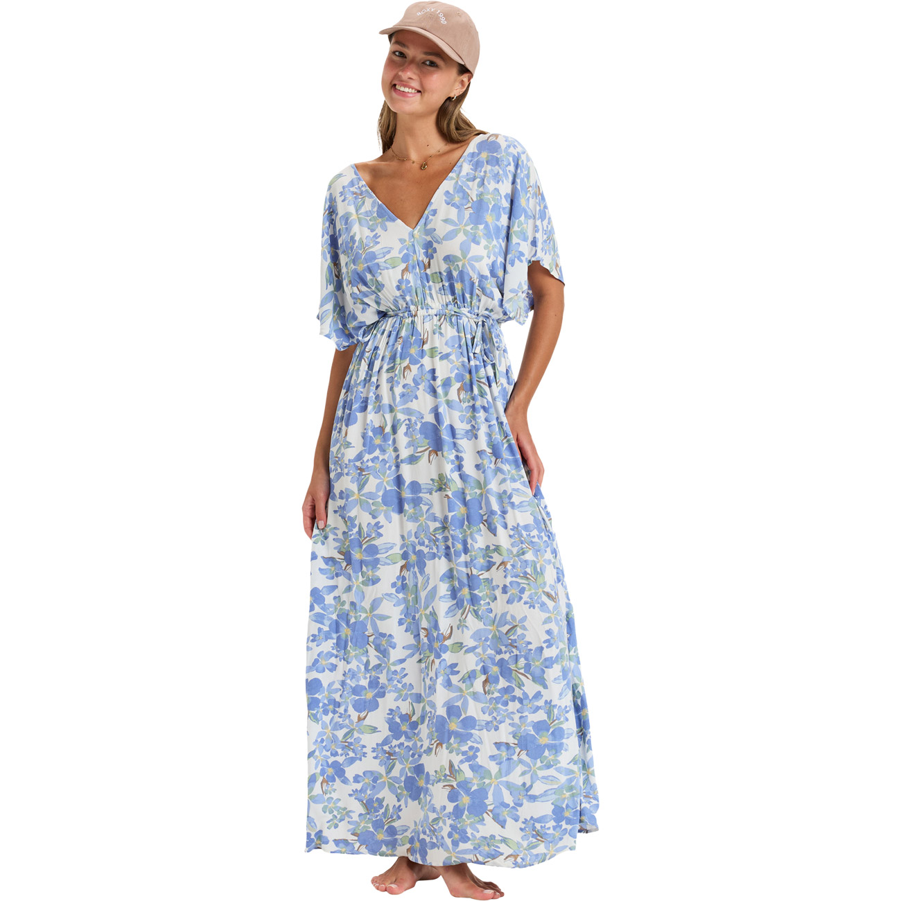 Roxy Damen Maxikleid SUNBURST MAXI CREPE