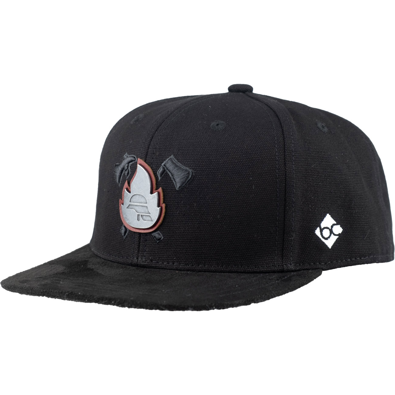 Bavarian Caps Cap Feuerwehr - Black Edition (Snapback)