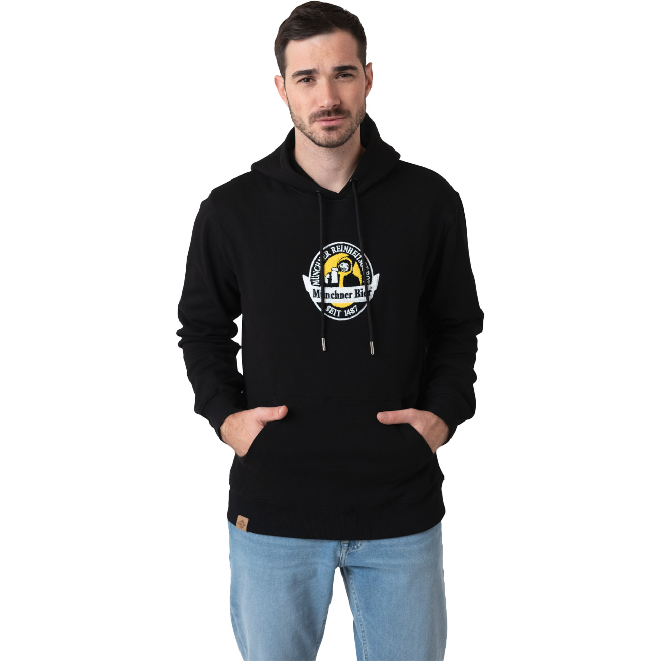 Bavarian Caps Herren Hoodie Münchner Bier