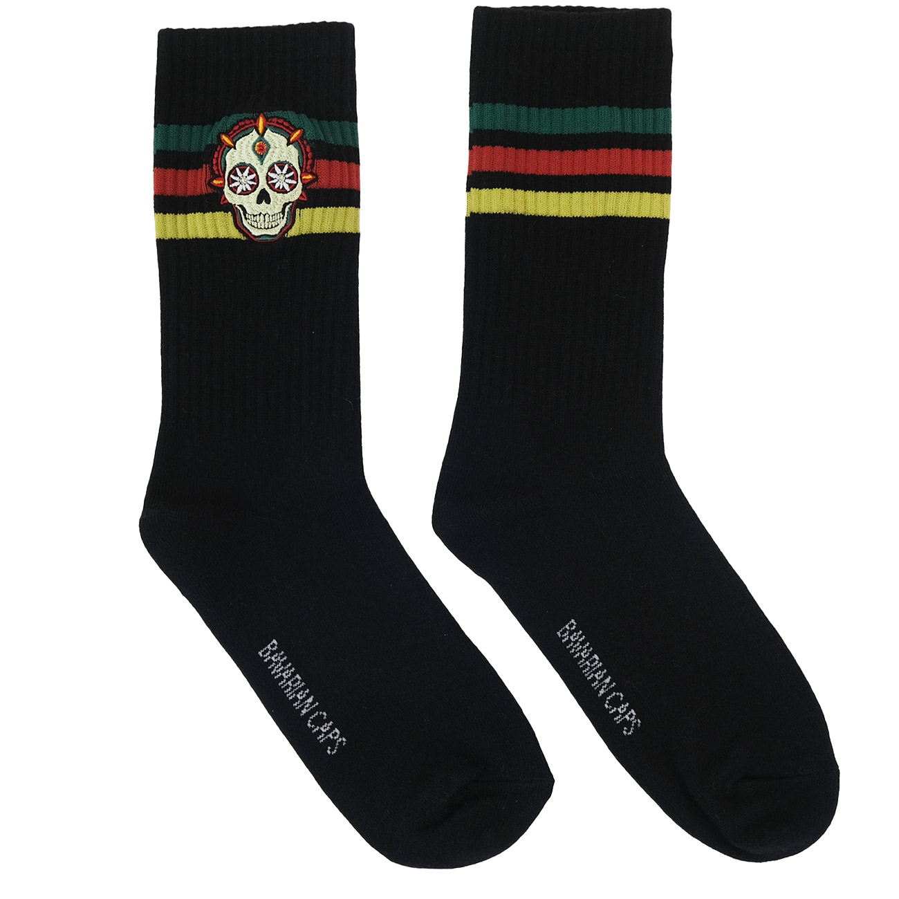 Bavarian Caps Socken Dia de muertos