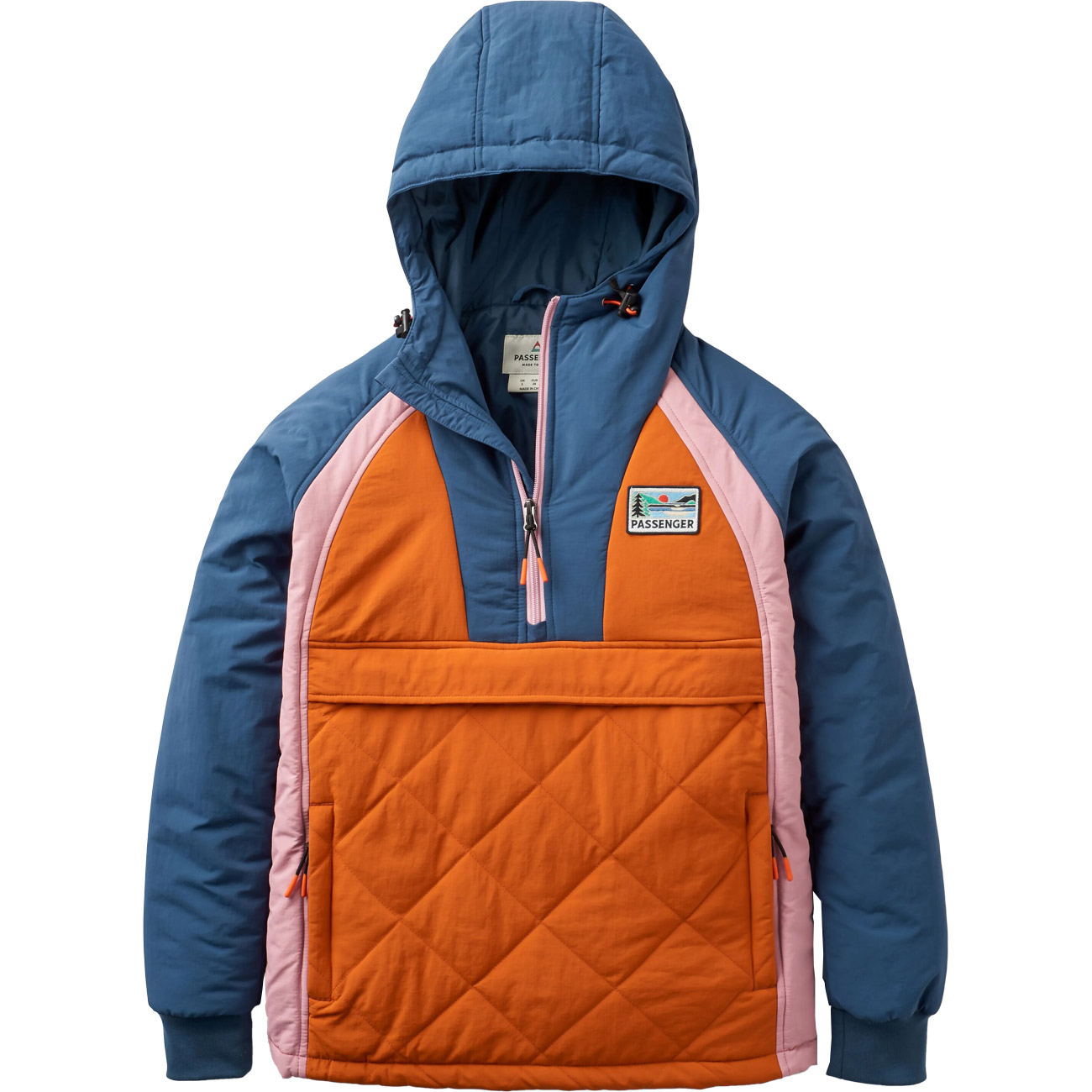 Passenger Damen Winterjacke Ocean 2.0 Recycled Insulated 1/2 Zip Jacket