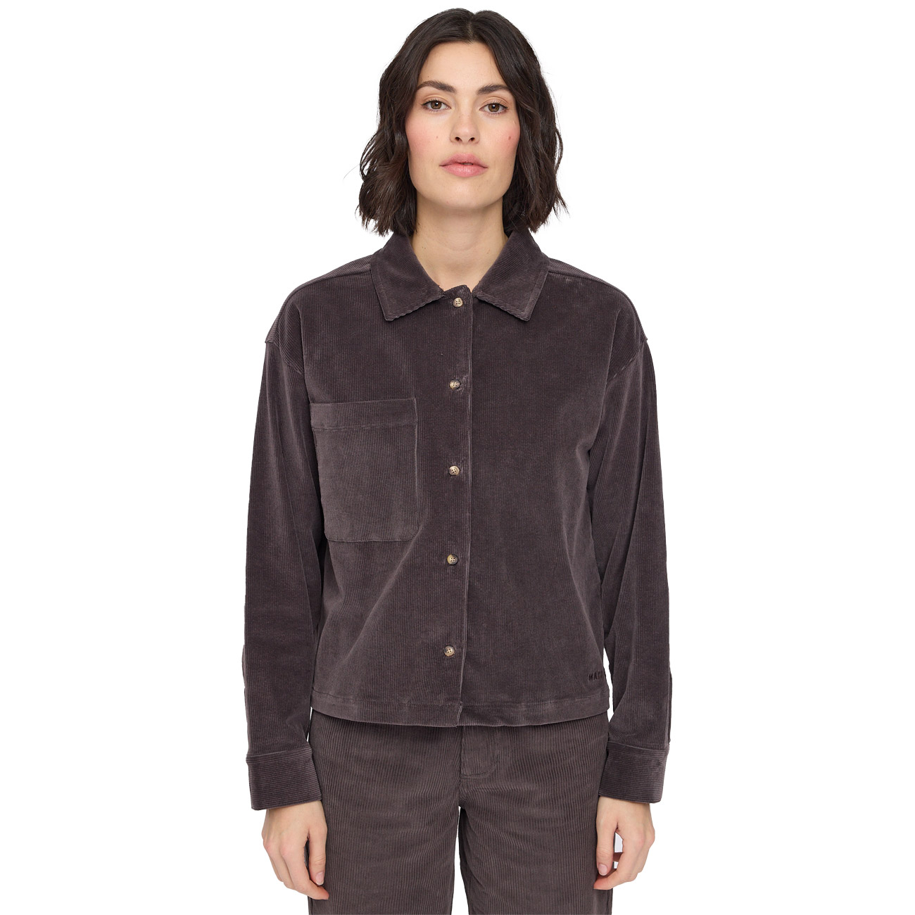 Mazine Damen Hemd Pocket Corduroy Shirt
