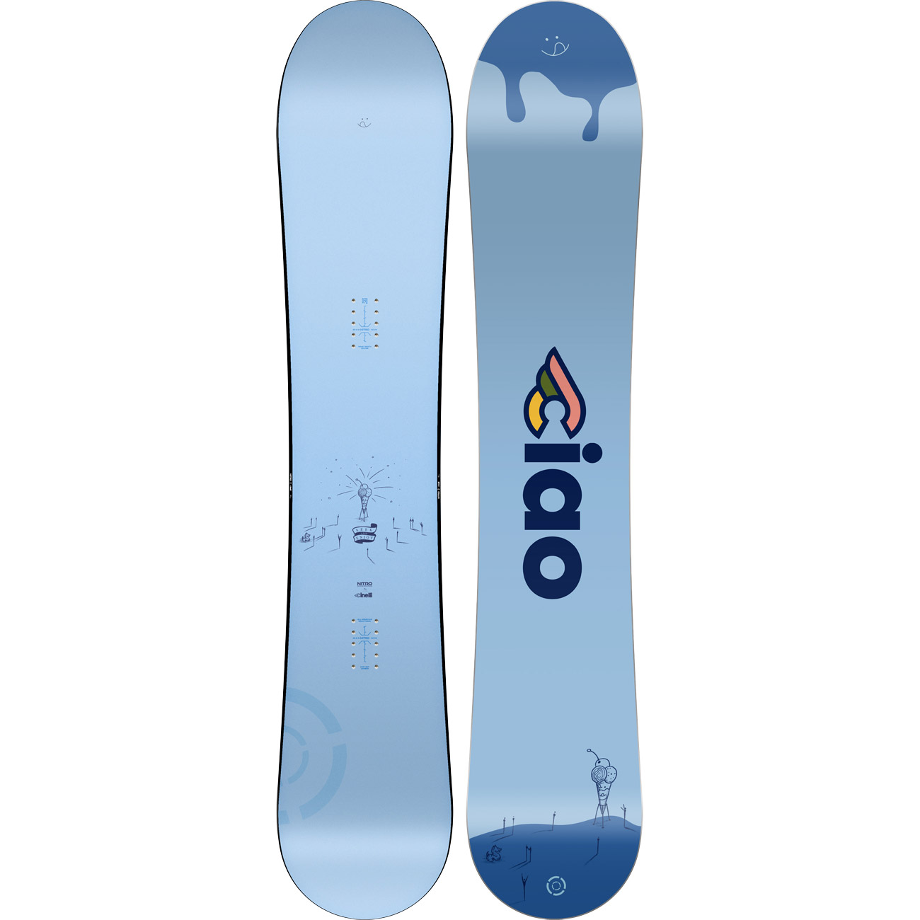 Nitro Herren All Mountain Snowboard PHASE x CINELLI