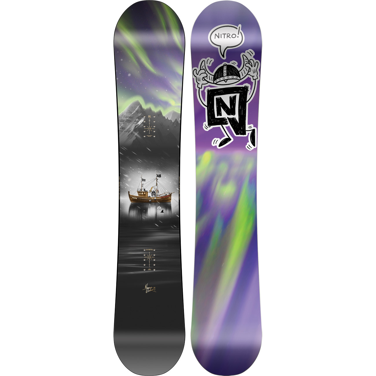 Nitro Herren All Mountain Snowboard TEAM PRO Marcus Kleveland