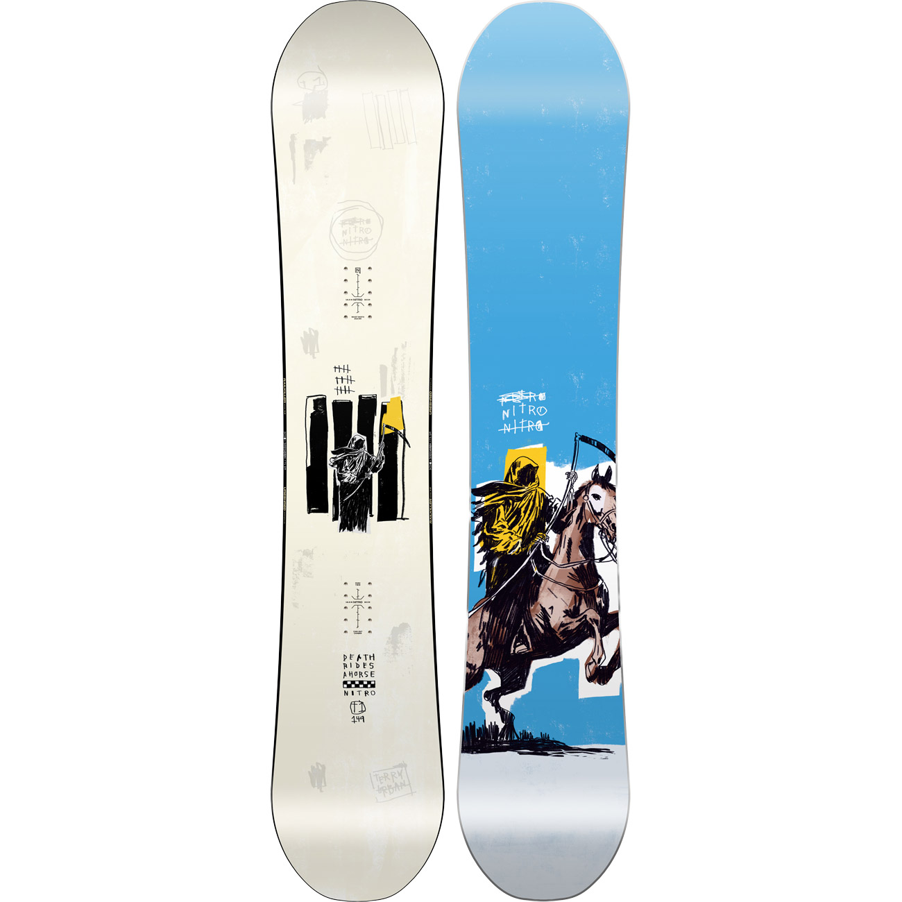 Nitro Herren All Mountain Snowboard T1 MID