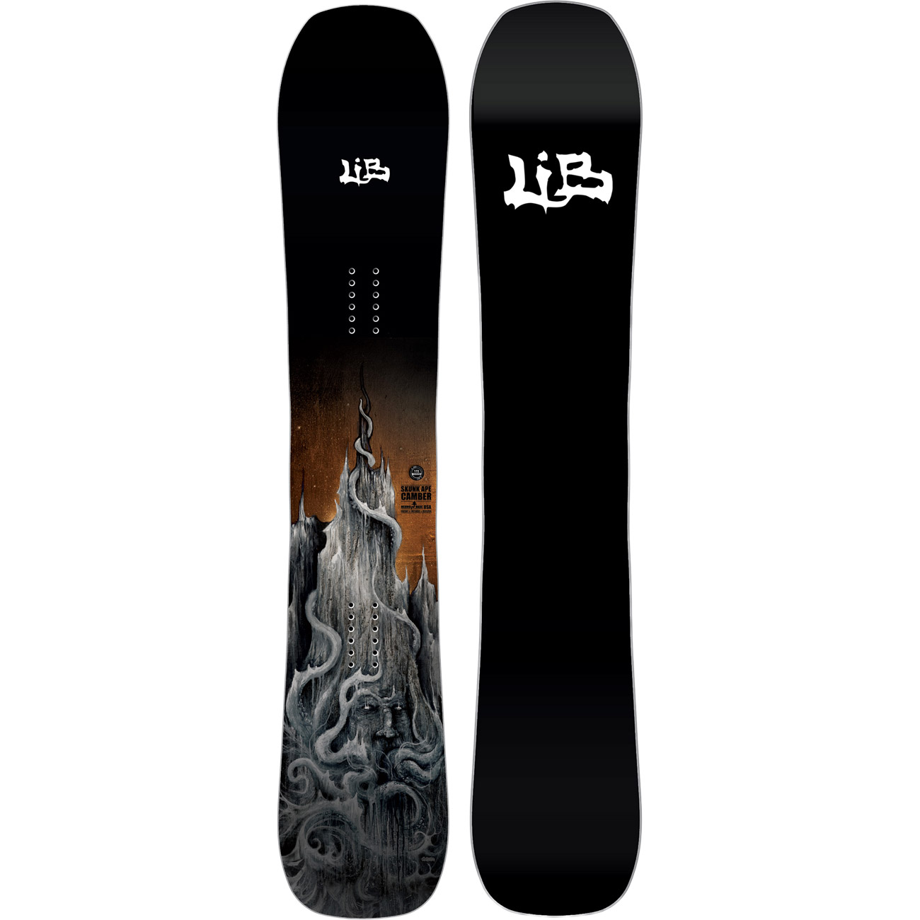 Lib Tech All Mountain Snowboard Skunk Ape Camber