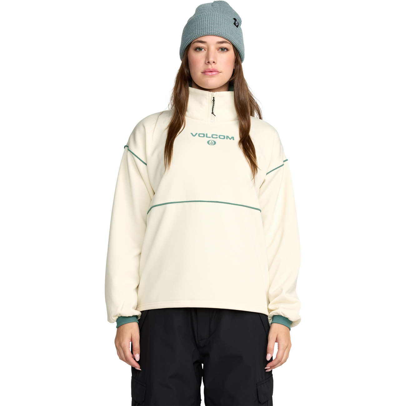 Volcom Damen Fleecepullover HYDRO 1/4 ZIP