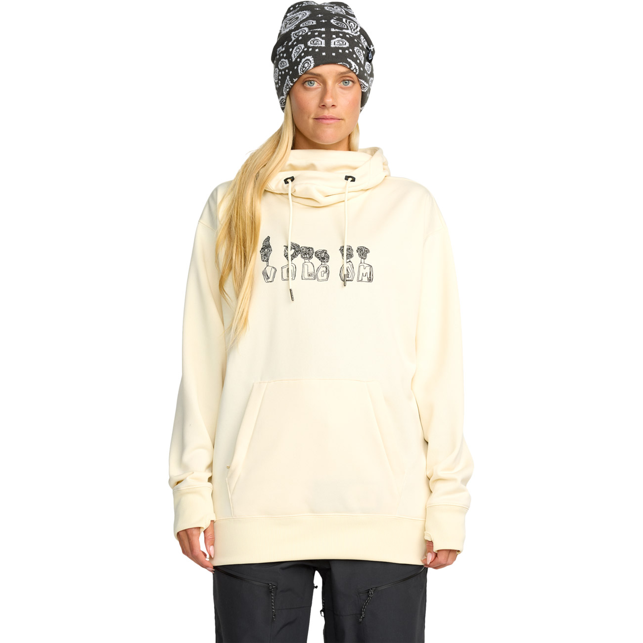 Volcom Damen Fleecepullover RIDING HYDRO P/O