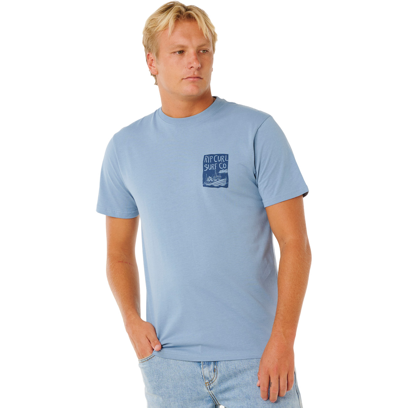 Rip Curl Herren T-Shirt KEEP ON TRUCKING SS TEE