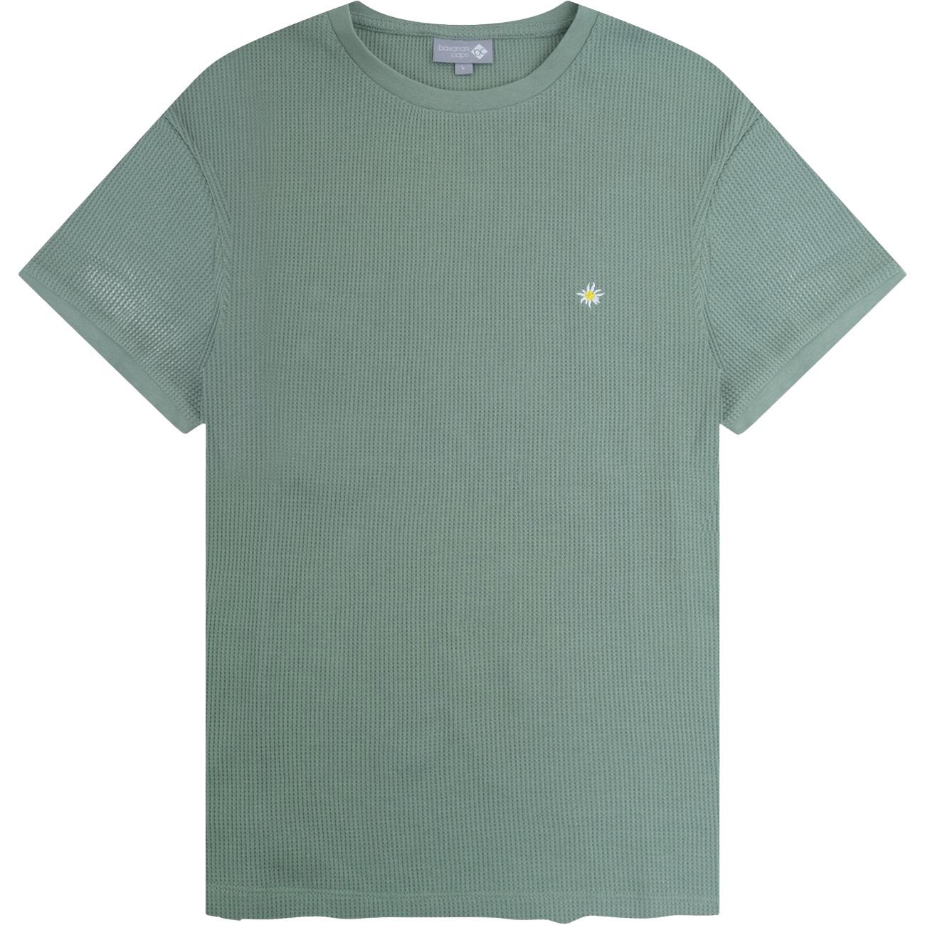 Bavarian Caps Herren T-Shirt Edelweiß Feinstrick