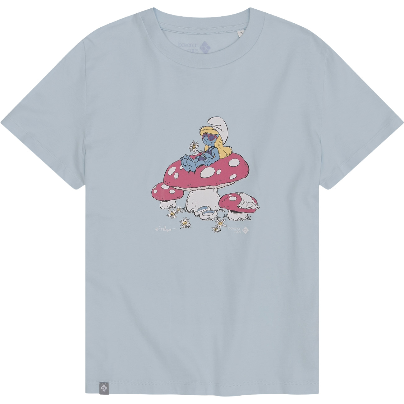 Bavarian Caps Damen T-Shirt Schlumpfines Schwammerlsofa