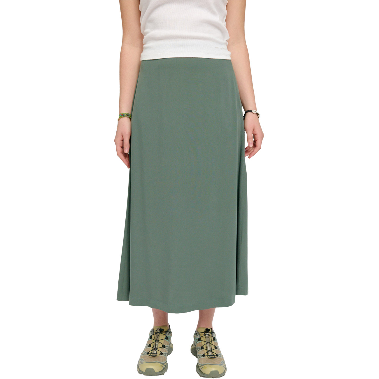 Mazine Damen Rock Viscose Midi Skirt