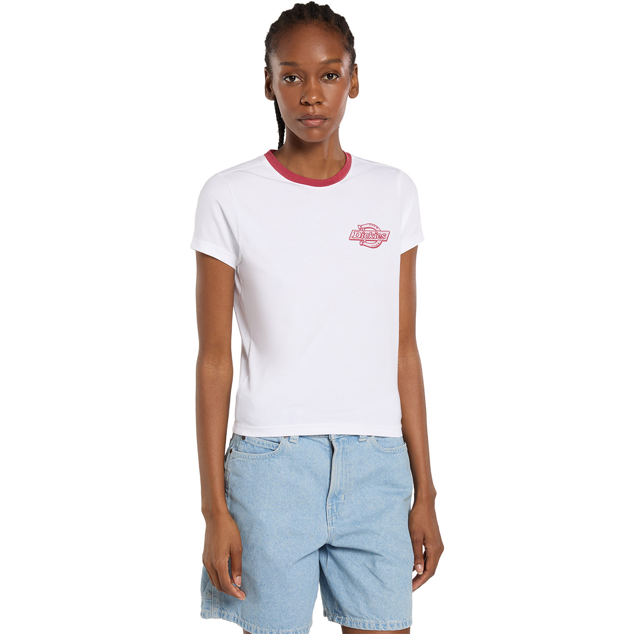 Dickies Damen T-Shirt W' Plainville Ringer Tee